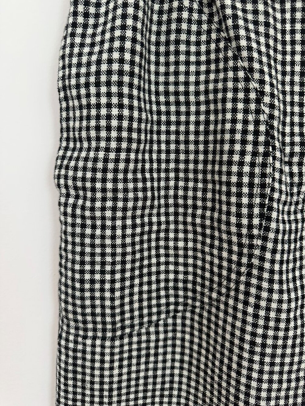 NWOT not PERFECT LINEN Ghent Pants – Black & White Gingham (S) - Picture 5 of 9